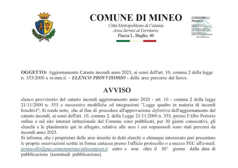 comune mineo