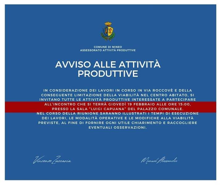 MANIFESTO AVVISO
