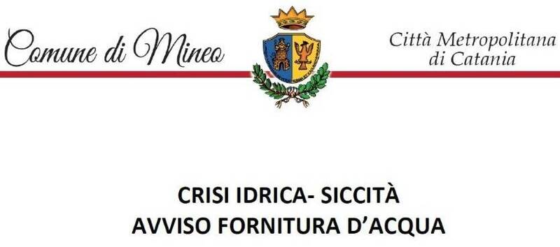 mineo crisi idrica