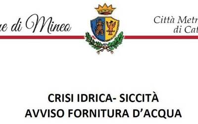 mineo crisi idrica