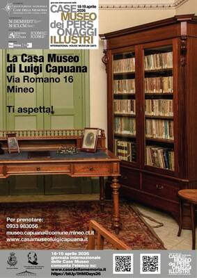 Seconda giornata delle Case Museo dei Personaggi Illustri 18 e 19 Aprile 2026